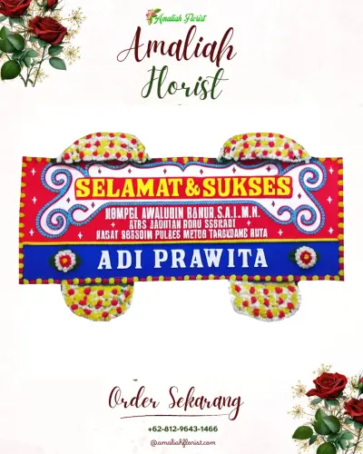 Karangan Bunga Ucapan Selamat di Sucinaraja