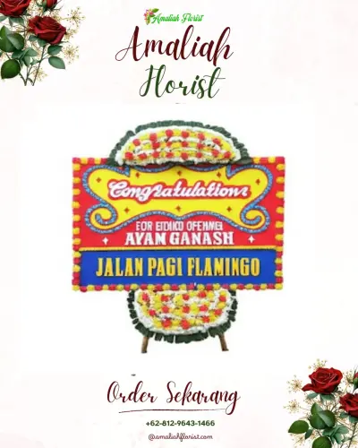 Bunga Papan Congratulation di Sucinaraja